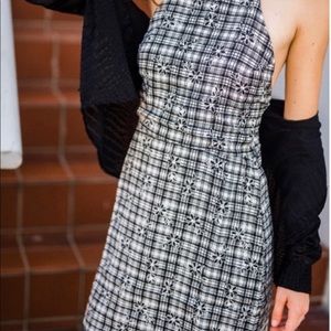 Urban outfitters plaid floral dress